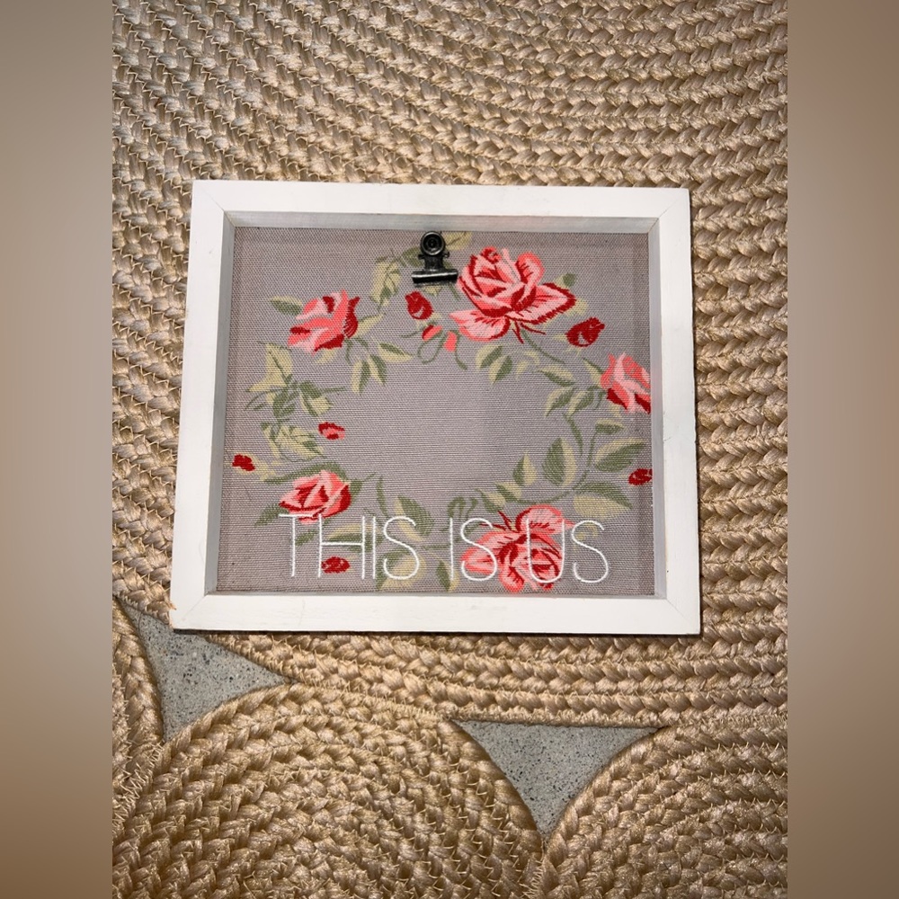 “This is us” picture frame